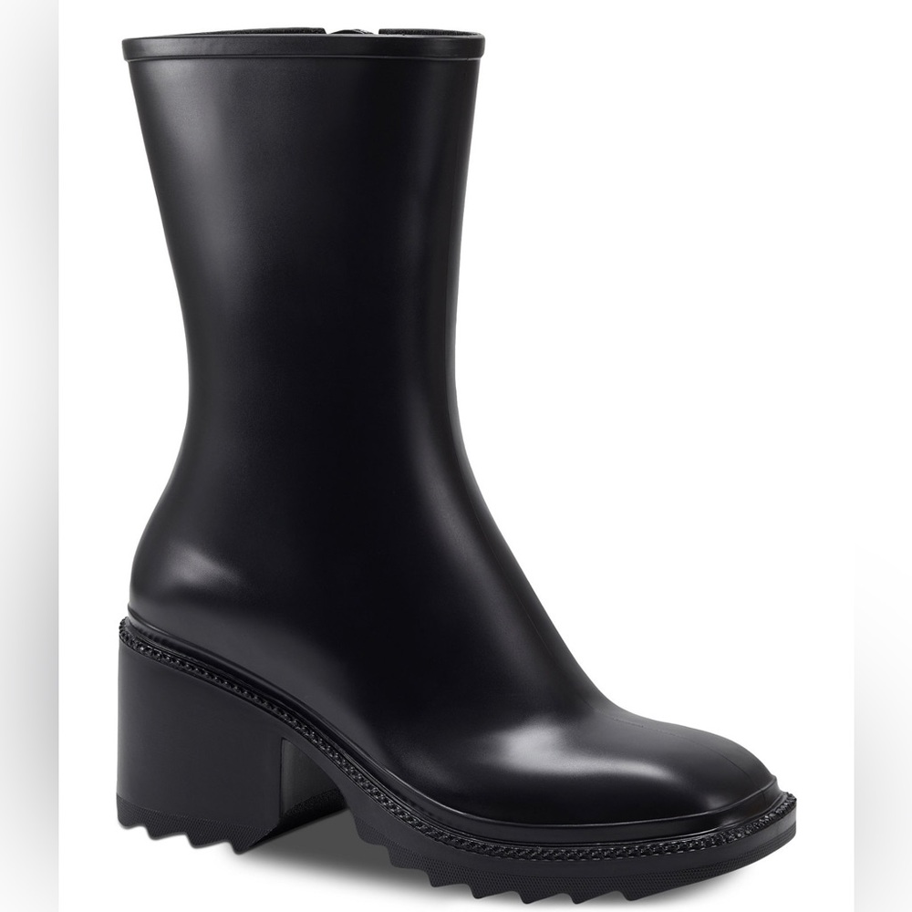 INC - Women's Everett Rain Boots, Size 9 M - Black